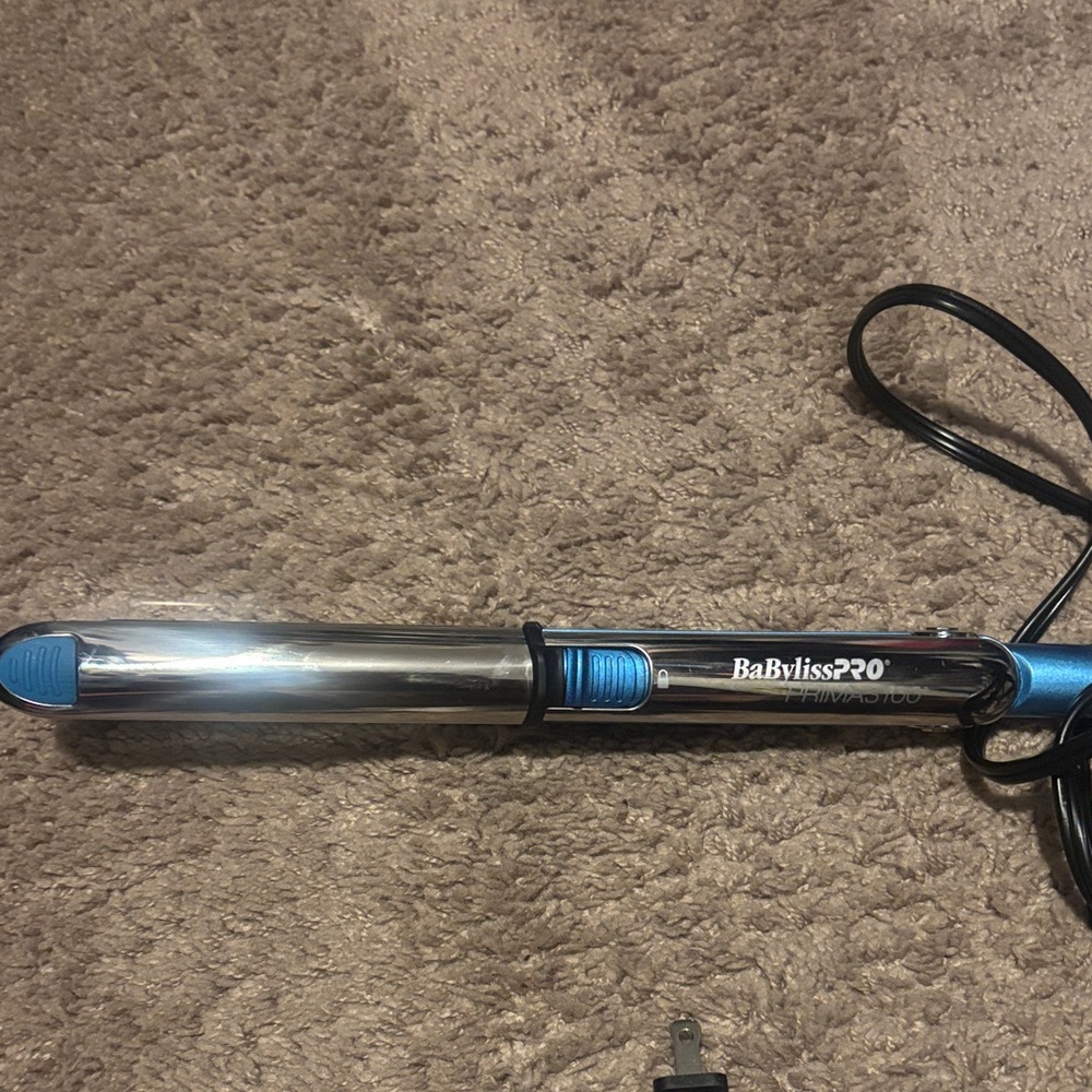 BaBylissPRO Blue and Silver Hair Straightener